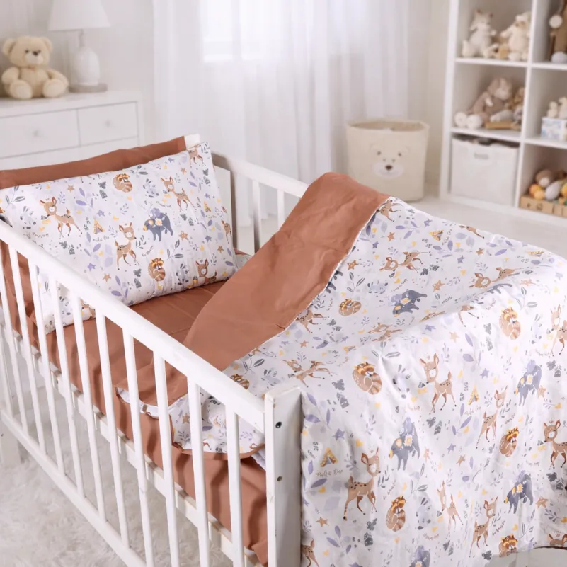 Комплект постельного белья Бязь LITTLE KIDS 17-0913 Wild Friends
