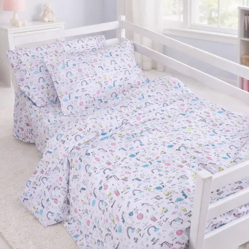 Пододеяльник Ranforce Elite 17-0932 Tiny Unicorn pink - 2