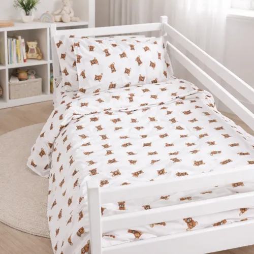 Комплект постельного белья Бязь JUNIOR 17-0935 Mini Bear