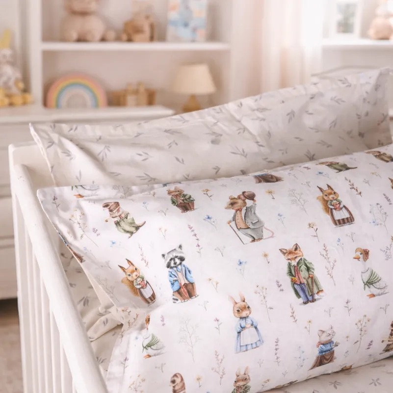 Комплект постельного белья LITTLE KIDS Poplin Line Kids 03 Animals - 5