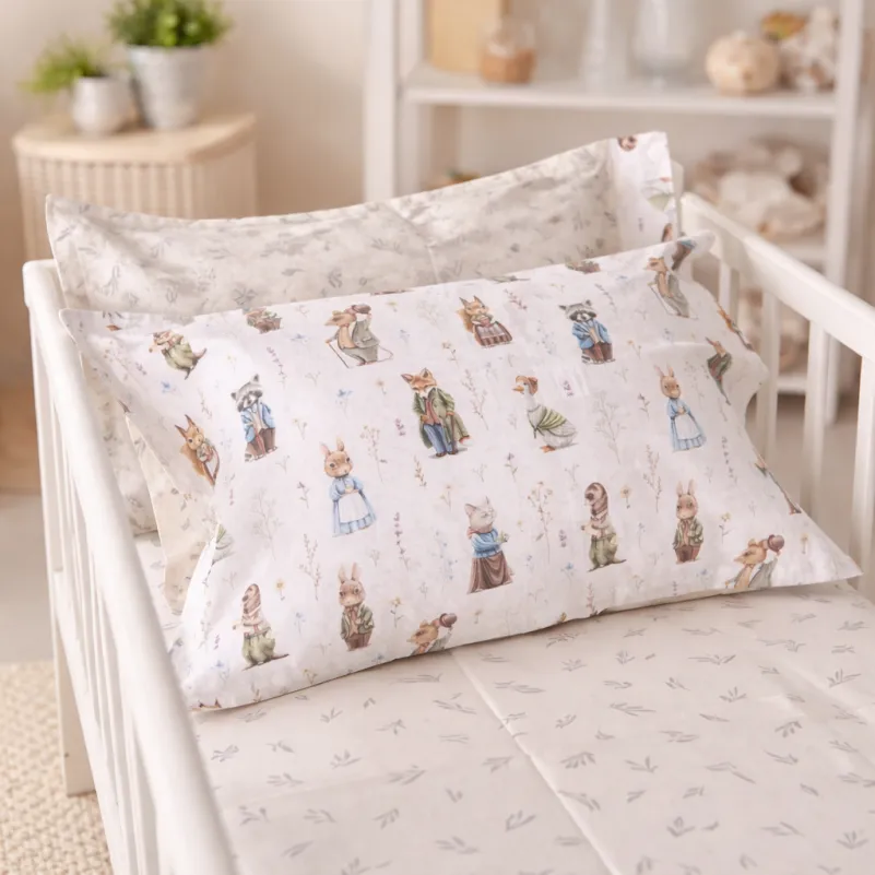 Комплект постельного белья LITTLE KIDS Poplin Line Kids 03 Animals - 7