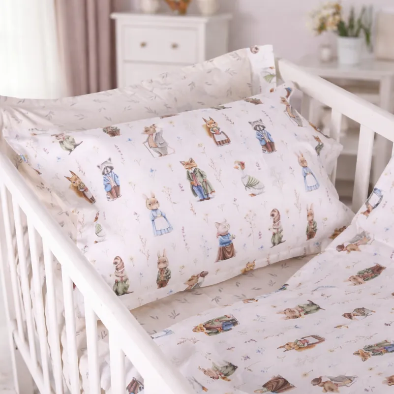 Комплект постельного белья LITTLE KIDS Poplin Line Kids 03 Animals - 9