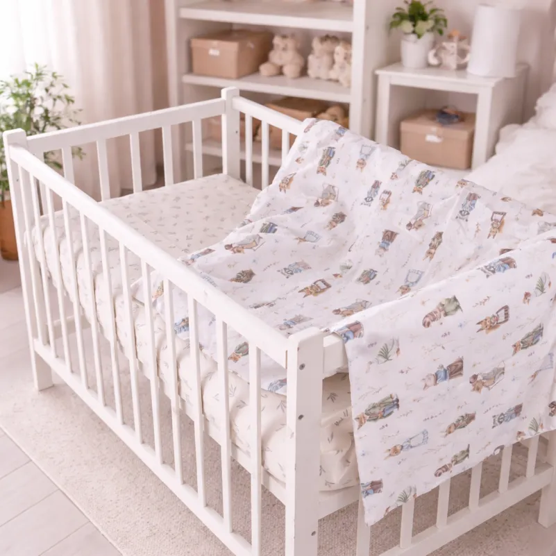 Комплект постельного белья LITTLE KIDS Poplin Line Kids 03 Animals - 10