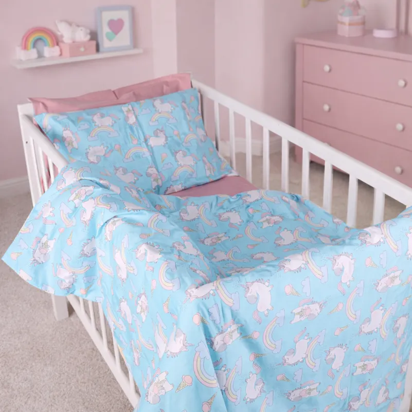 Комплект постельного белья Сатин LITTLE KIDS Kids Time 22-1421 Unicorn meanness