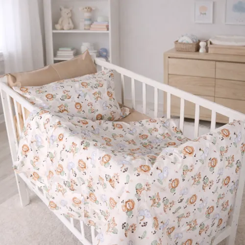 Комплект постельного белья Сатин BABY Kids Time 22-1418 Safari - 1