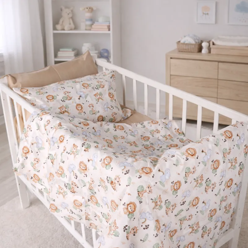 Комплект постельного белья Сатин LITTLE KIDS Kids Time 22-1418 Safari baby - 7
