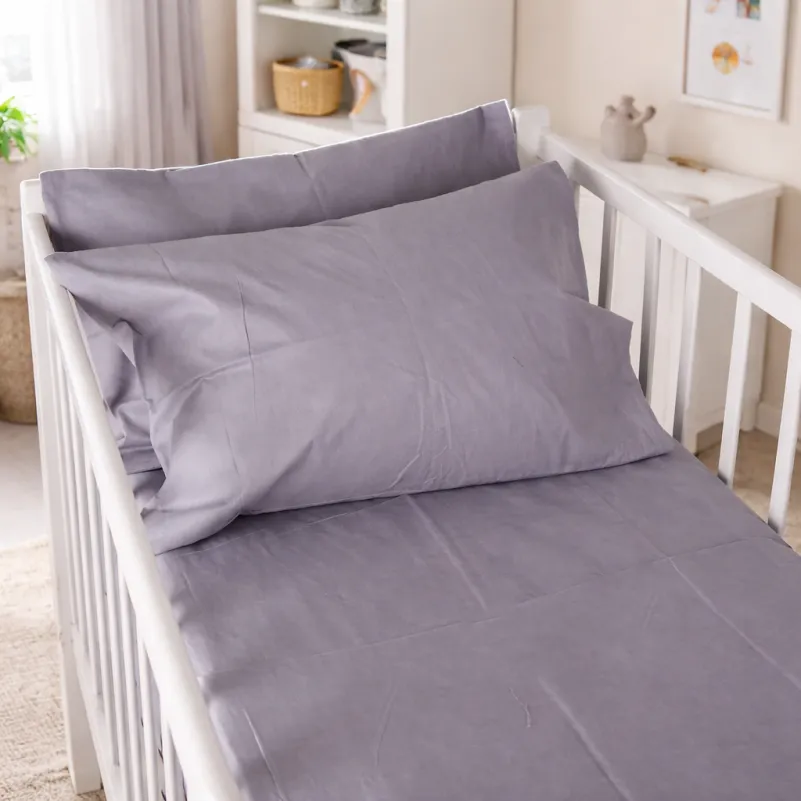 Комплект постельного белья Бязь LITTLE KIDS 16-5703 Light Gray - 5