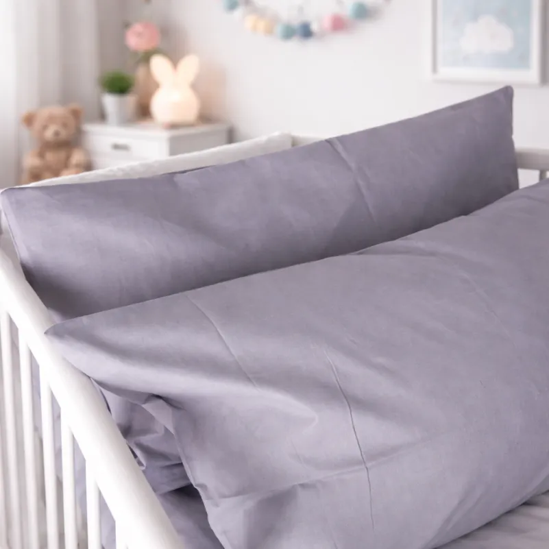 Комплект постельного белья Бязь LITTLE KIDS 16-5703 Light Gray - 7