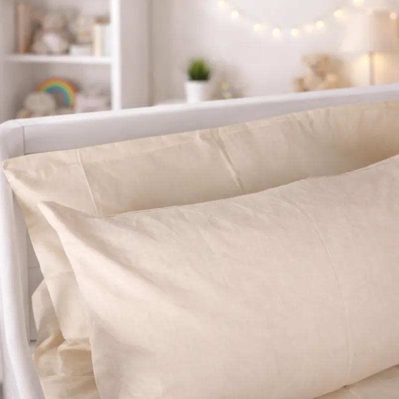 Комплект постельного белья LITTLE KIDS Poplin Line "002 Milky White" - 9