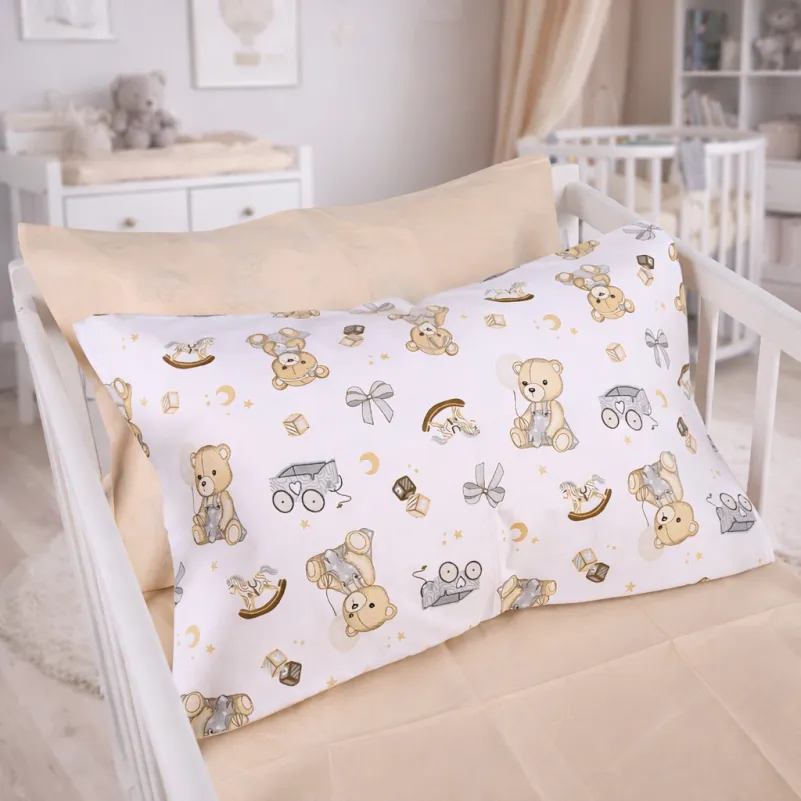 Комплект постельного белья Бязь LITTLE KIDS 17-0917 Little Teddy gray - 9