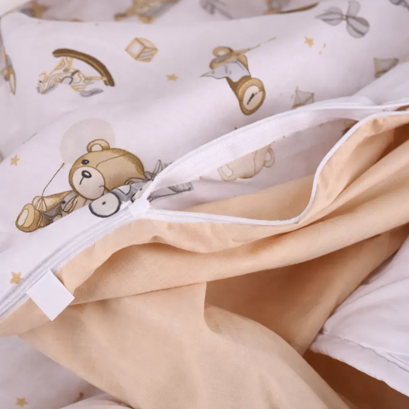 Комплект постельного белья Бязь LITTLE KIDS 17-0917 Little Teddy gray - 8
