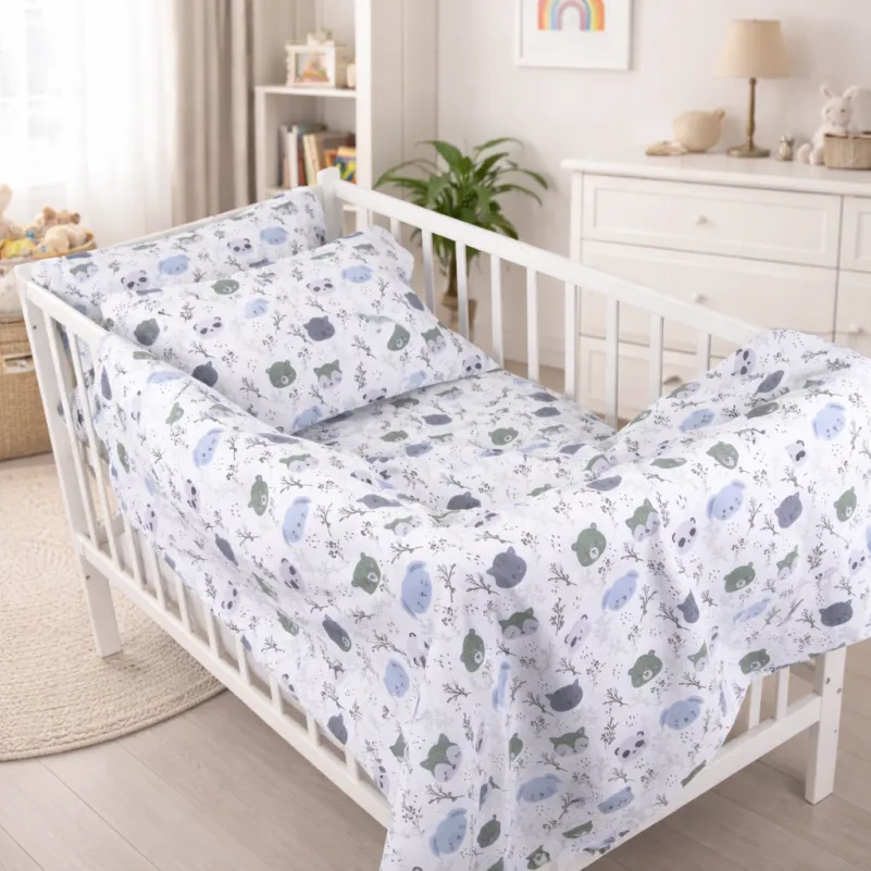 Комплект постельного белья Ranforce Elite LITTLE KIDS 17-0933 Panda Friends