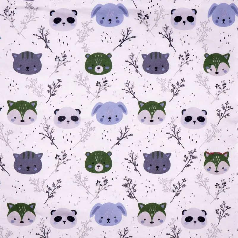 Комплект постельного белья Бязь LITTLE KIDS 17-0933 Panda Friends - 10