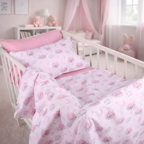 Комплект постельного белья Бязь LITTLE KIDS 17-0919 Pink Moon