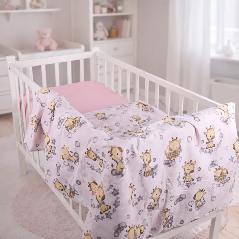 Комплект постельного белья Ranforce Elite LITTLE KIDS 17-0922 Tiny Giraffes gray - 8