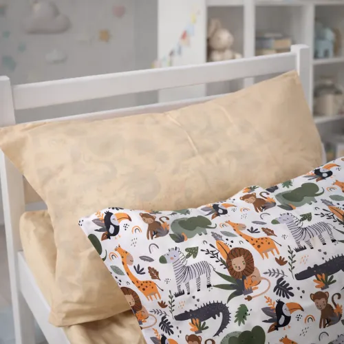 Наволочка Бязь Kids Time 17-0920 Jungle Friends - 2