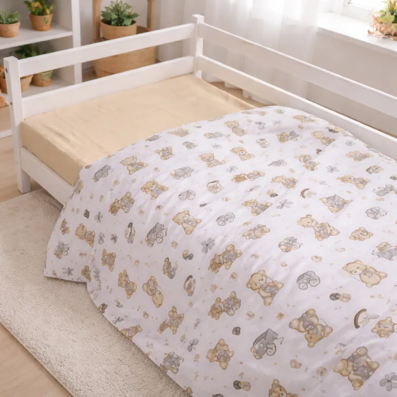 Простынь Ranforce Elite 17-0917 Little Teddy gray - 2