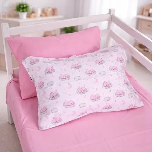 Наволочка Бязь Kids Time 17-0919 Pink Moon - 2