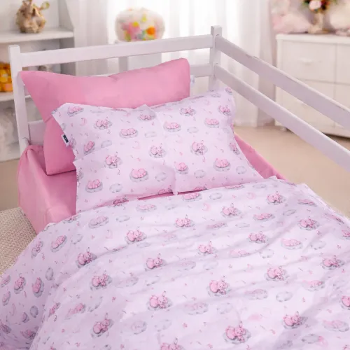 Комплект постельного белья  Ranforce Elite JUNIOR 17-0919 Pink Moon