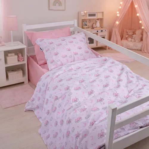 Комплект постельного белья Ranforce Elite TEENAGER 17-0919 Pink Moon