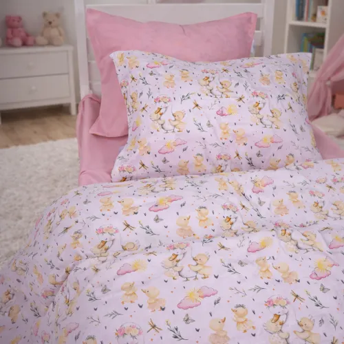 Комплект постельного белья Бязь JUNIOR 17-0924 Happy Ducklings