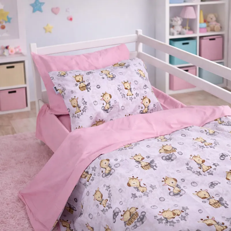 Підковдра Kids Time 17-0922 Tiny Giraffes gray - 1