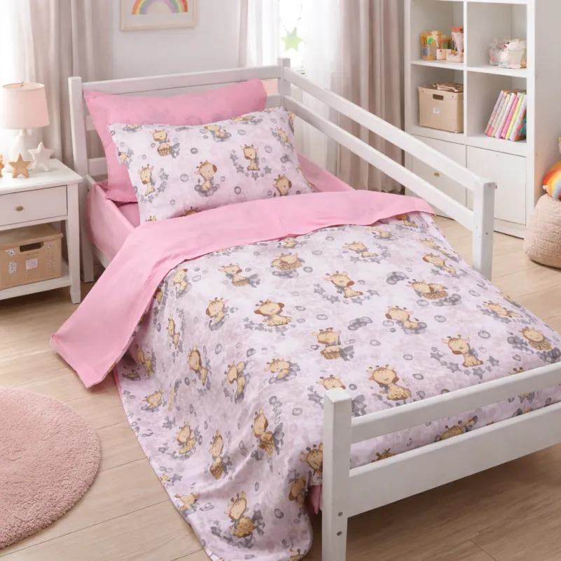 Пододеяльник Ranforce Elite 17-0922 Tiny Giraffes gray - 1