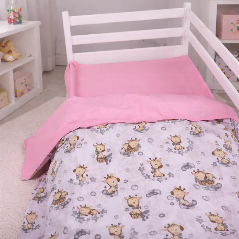 Простынь Ranforce Elite 17-0922 Tiny Giraffes gray - 3