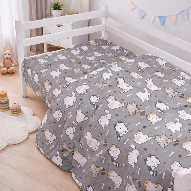 Комплект постільної білизни Ranforce Elite JUNIOR 17-0665 Cream Kittens - 7