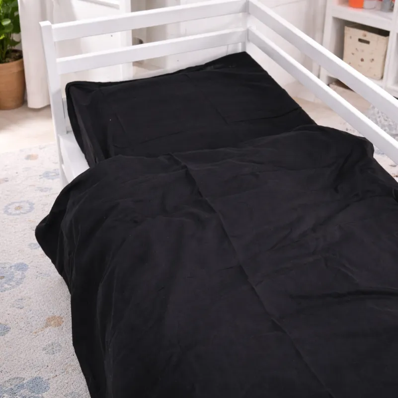 Комплект постельного белья JUNIOR Фланель 002 Black - 6