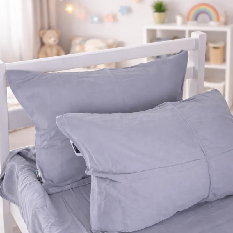 Комплект постельного белья JUNIOR Фланель 001 Ash grey - 5