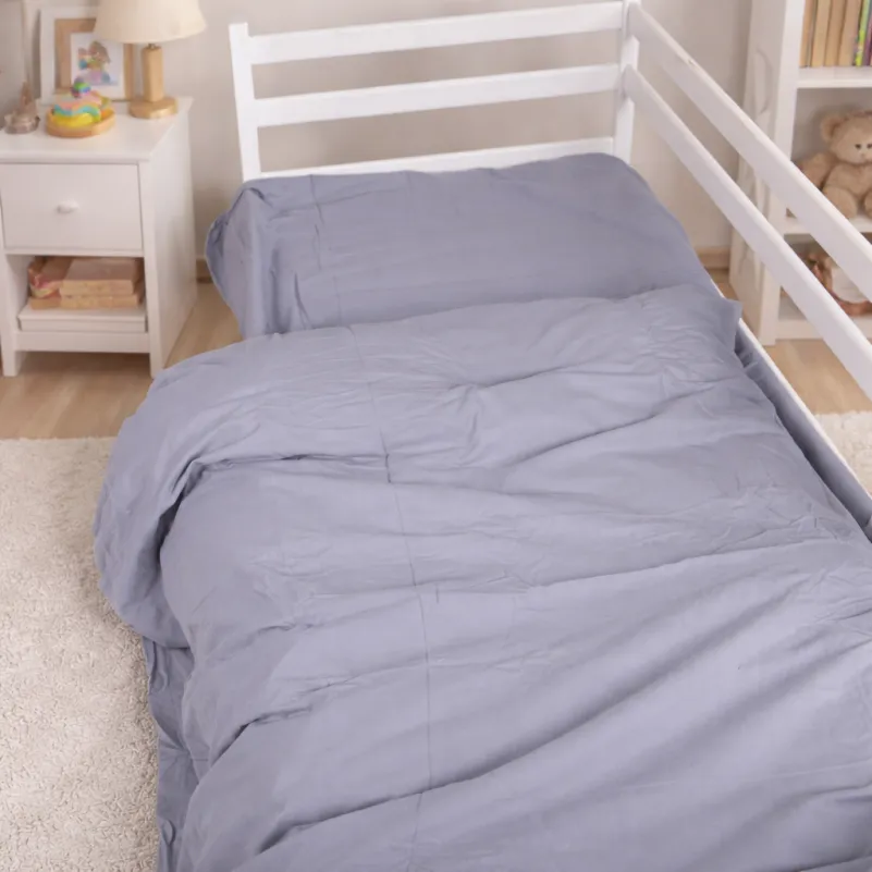 Комплект постельного белья JUNIOR Фланель 001 Ash grey - 11