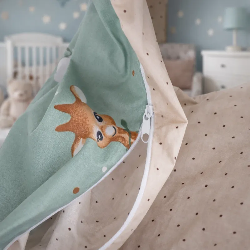 Комплект постельного белья JUNIOR Poplin Line Kids 02 Giraffe - 9