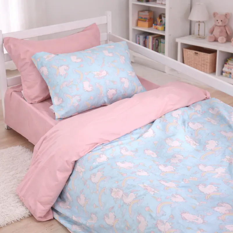 Комплект постельного белья Сатин JUNIOR Kids Time 22-1421 Unicorn meanness