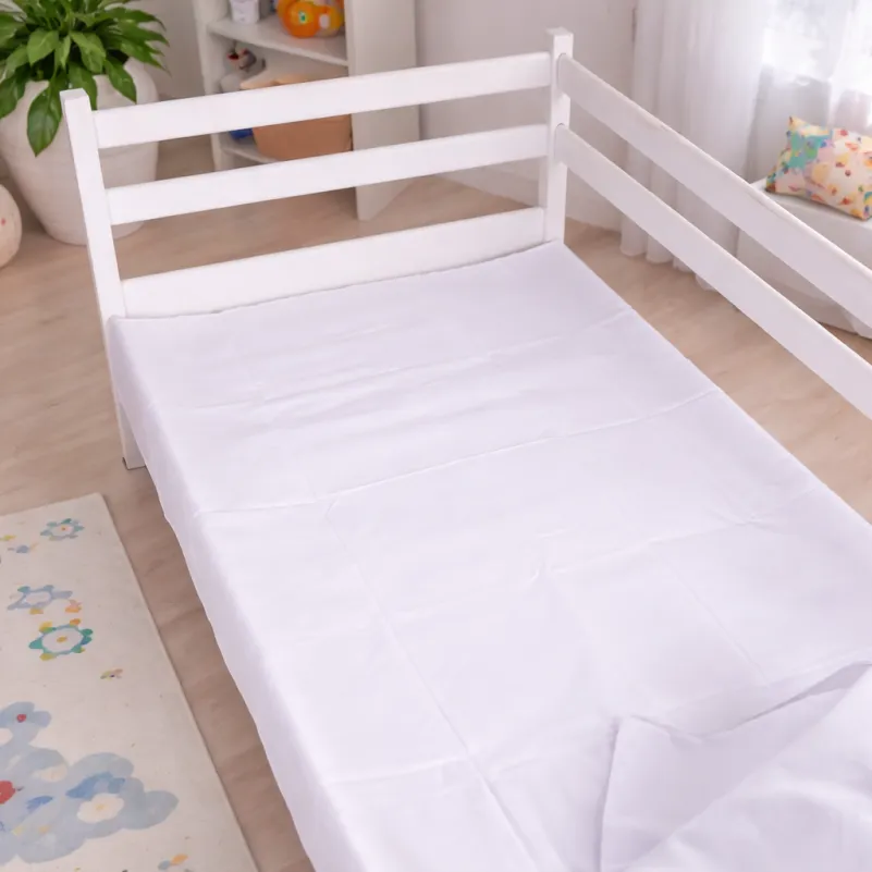 Комплект постельного белья Сатин JUNIOR Satin Light Pro 10-001 Snow White - 6