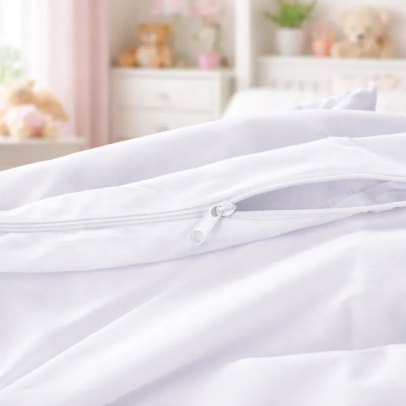 Комплект постельного белья Сатин JUNIOR Satin Light Pro 10-001 Snow White - 8