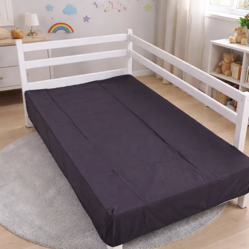 Комплект постельного белья Сатин JUNIOR Satin Light Pro 10-005 Dark Gray - 6