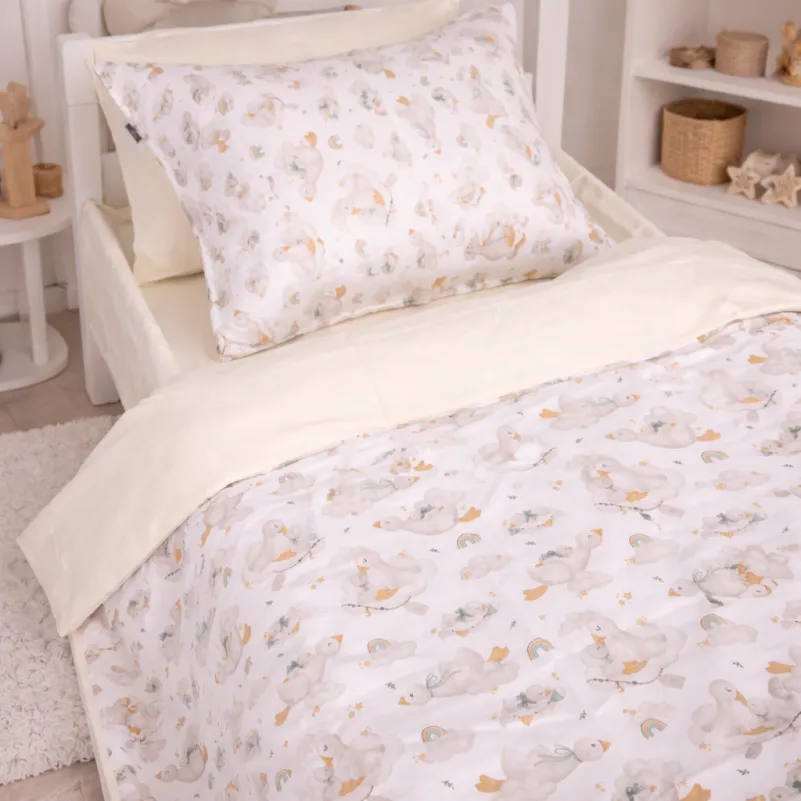 Комплект постельного белья Сатин JUNIOR Kids Time 22-1419 Sleepy ducklings - 8