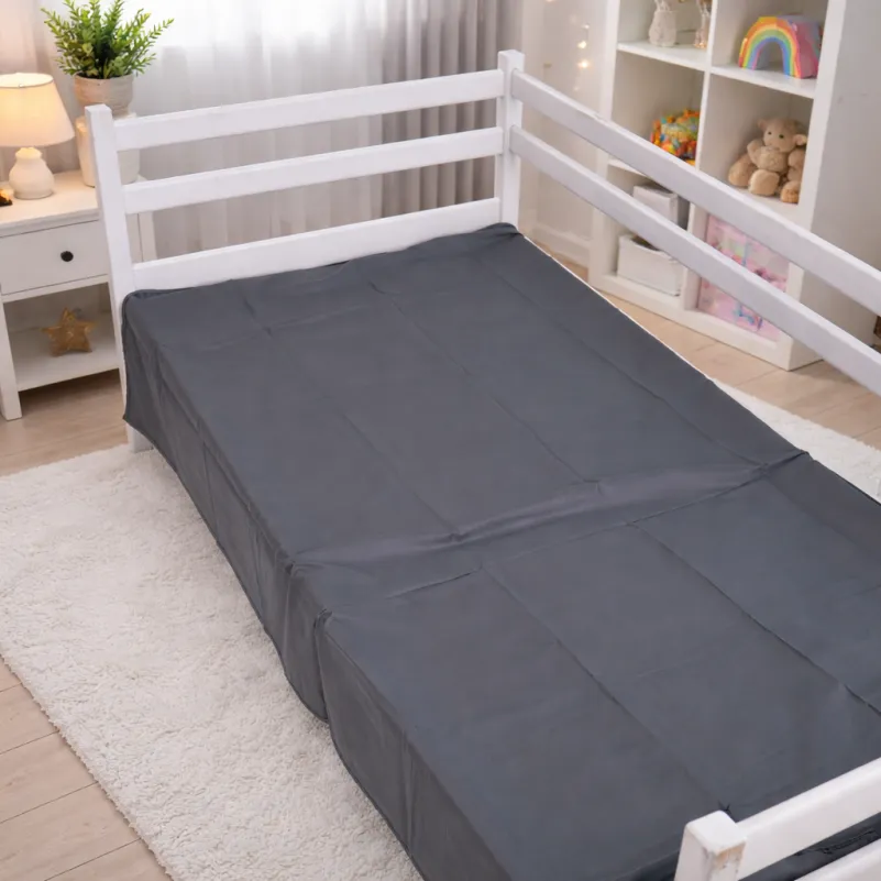 Комплект постільної білизни Сатин JUNIOR 22-1411 Lines of Nature - 7