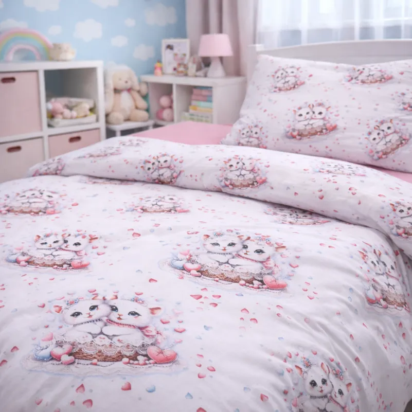 Комплект постельного белья JUNIOR Poplin Line Kids 04 Cats - 7