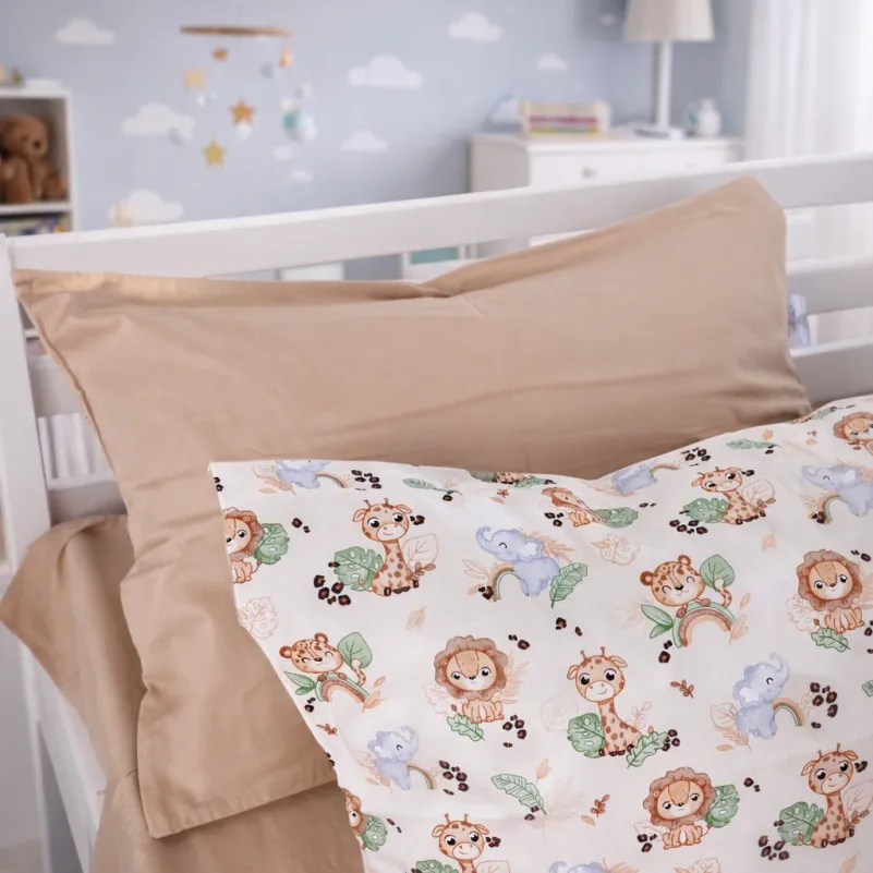 Комплект постельного белья Сатин JUNIOR Kids Time 22-1418 Safari baby - 5
