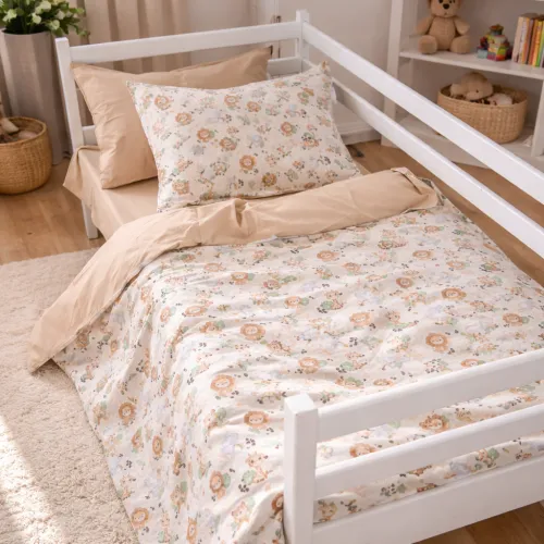 Комплект постельного белья Сатин TEENAGER Kids Time 22-1418 Safari baby