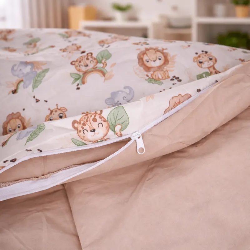 Комплект постельного белья Сатин JUNIOR Kids Time 22-1418 Safari baby - 6