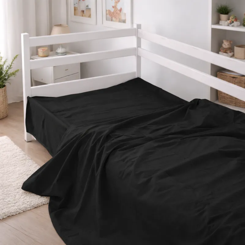 Комплект постельного белья Сатин TEENAGER Satin Light Pro 10-006 Black - 5