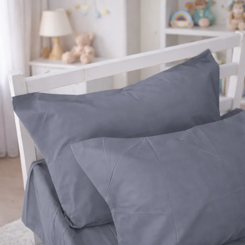 Комплект постельного белья Сатин JUNIOR Satin Light Pro 10-004 Gray - 5