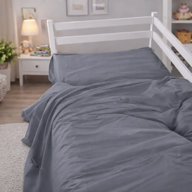 Комплект постельного белья Сатин JUNIOR Satin Light Pro 10-004 Gray - 8