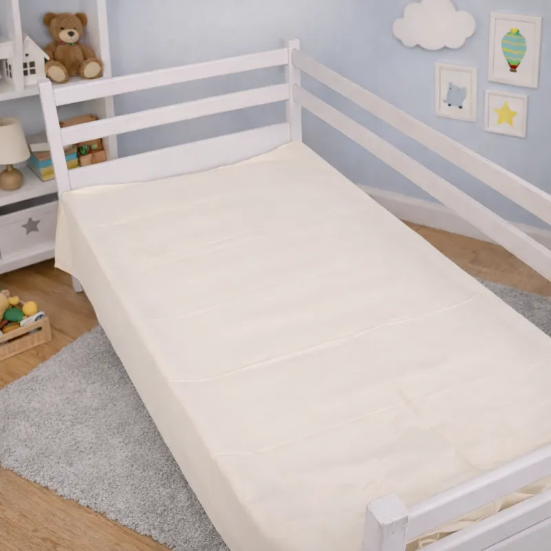 Комплект постельного белья JUNIOR Poplin Line "002 Milky White" - 5