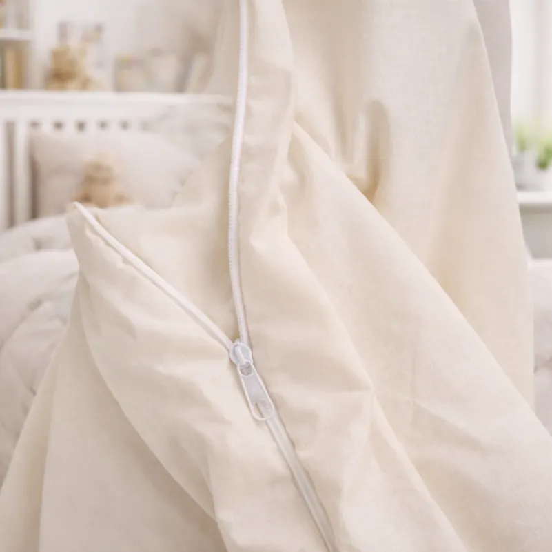 Комплект постельного белья JUNIOR Poplin Line "002 Milky White" - 6