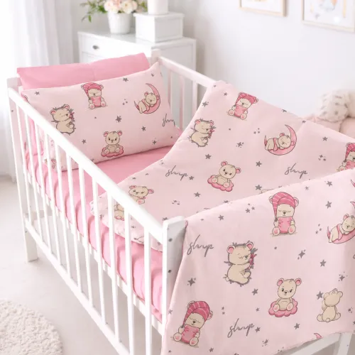 Комплект постільної білизни Бязь LITTLE KIDS 17-0919 Pink Moon - 1