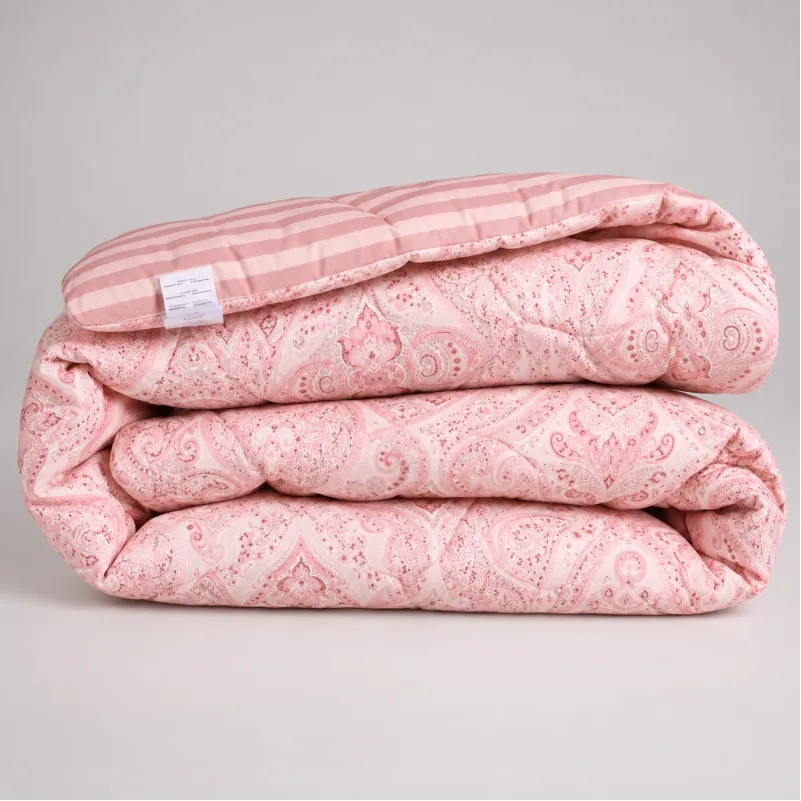 Одеяло хлопковое №0313 Сolor Fun Line 17-0770 Powder Paisley хлопок зима